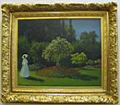 B1--06 A painting by Monet 'Lady in the Garden' - Hermitage, St. Petersburg, Russia.JPG